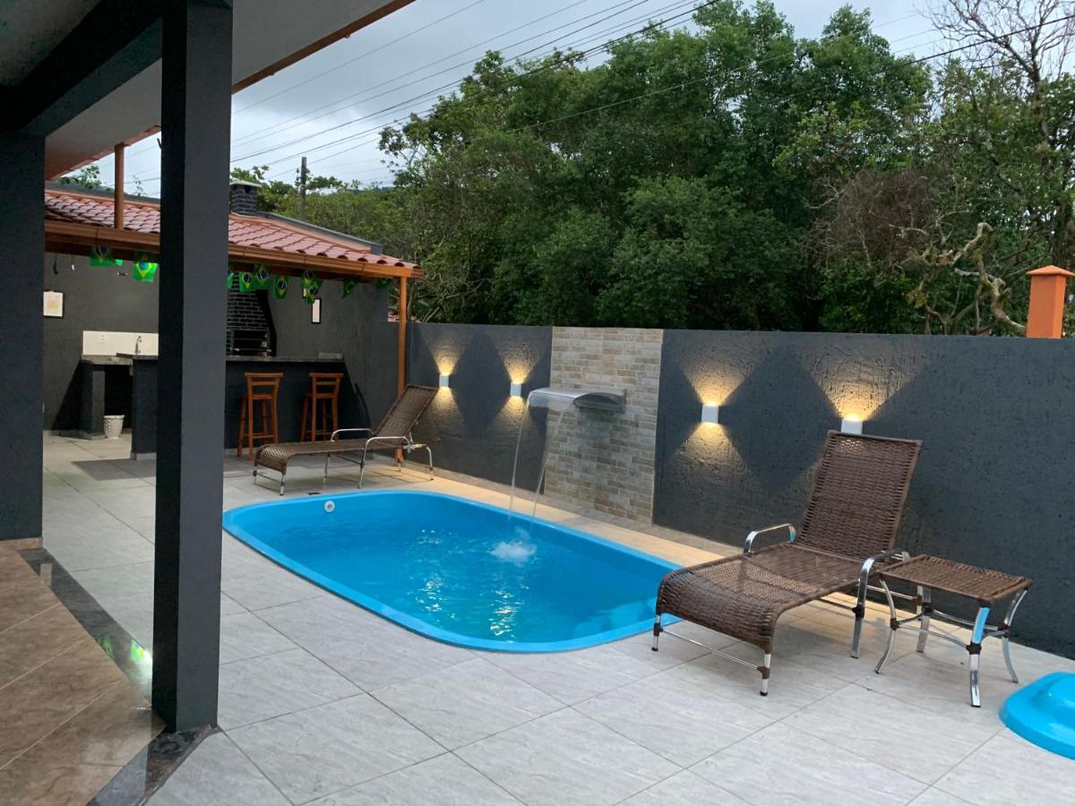 Casa De Temporada No Sul Da Ilha Com Piscina Villa Florianopolis Luaran gambar